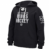 Men's Los Angeles Kings Reebok Stitch Em Up Lace Hoodie - Black,baseball caps,new era cap wholesale,wholesale hats